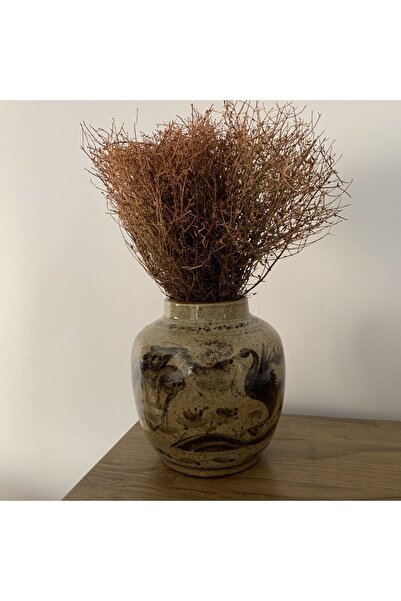 Mondschein Güz Porselen Vazo ( 16 x 16 x 16,8 Cm )