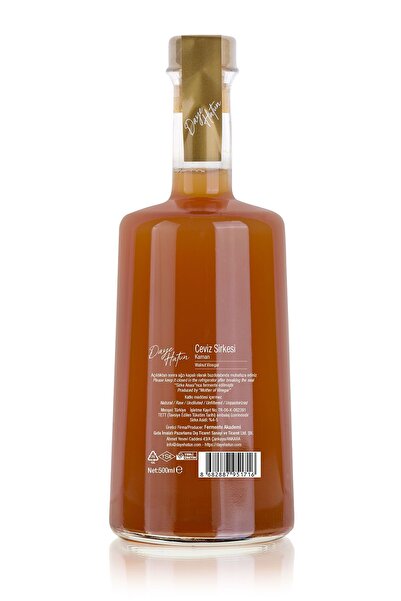 DAYE HATUN Kaman Ceviz Sirkesi / Walnut Vinegar (doğal Fermente Canlı Sirke / Naturally Fermented / 500 Ml)