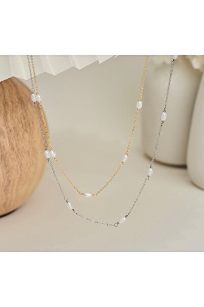 dalya Gerçek İncili Zarif Kolye