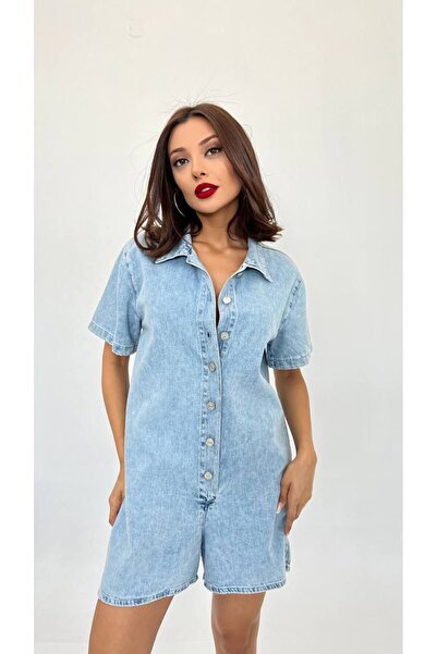 MONETA ANİTA Jean Şort Tulum