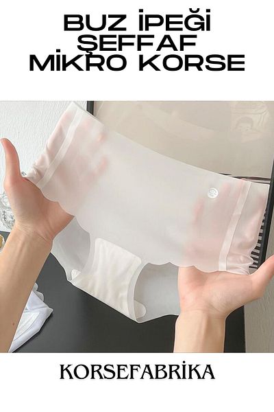 KORSEFABRİKA Ultra Thin Ice SilK - Laser Cut, Non-marKing, Breathable Panty Corset
