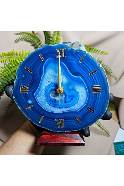 Singincraft Akik Masa Saati (El Yapımı Tasarım Ürünler)