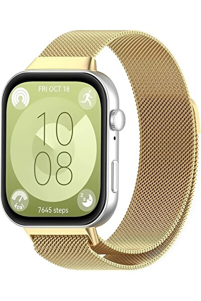 Dexmon Huawei Watch Fit 3 / Fit 4 / Fit 4 Pro /Fit 5 / Fit 5 Pro Uyumlu Metal...