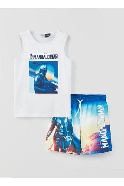 LC Waikiki Crew Neck The Mandalorian εμπριμέ ανδρικό εσώρουχο και μαγιό