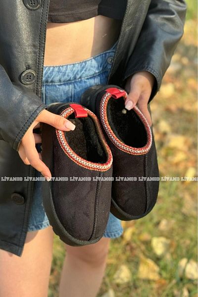 İncimoda Zimní ultra mini semišová podrážka – boty a botičky s podšívkou ze svrchní kožešiny