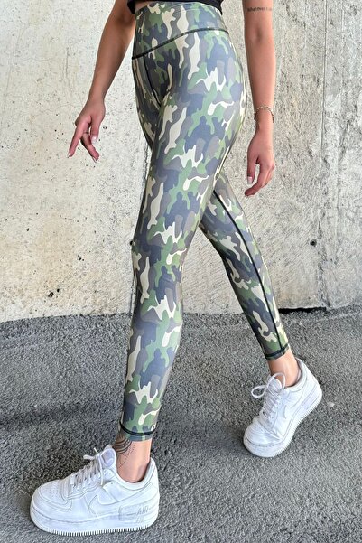 4upower Πράσινο καμουφλάζ κολάν