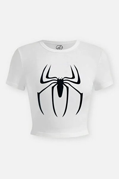 weywot Spider Detail Body Crop Top