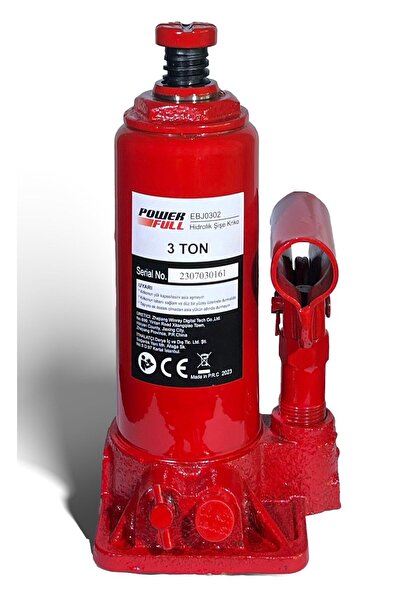 POWERFULL 3 Ton Hidrolik Şişe Kriko