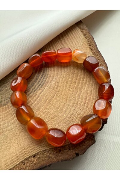 STORE ZARMAN Certified Orange Agate Bracelet