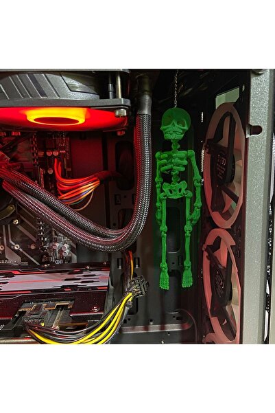 Genel Markalar Bilgisayar Kasası Iskelet Aksesuarı - Kasa Aksesuarı - Yeşil