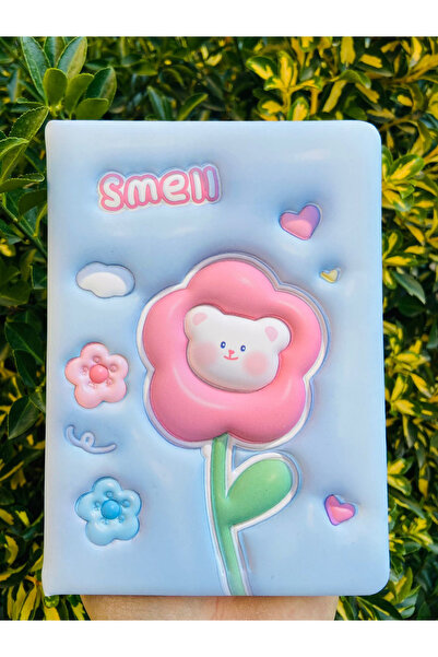 ÖZ OFİS PUFFY FLOWERS 3D KABARTMALI DEFTER 96yp ÇİZGİLİ