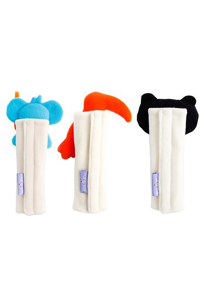 Milk & Moo Milk&Moo Kinder Gurtpolster Set, Counterbalance with Date, 3 kusy