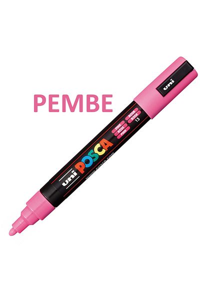Uni 0.7mm Posca Pink Marker - Pc-1m