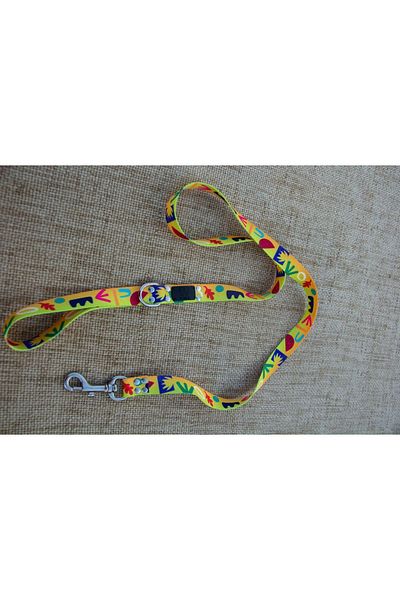 Oli and Lui Matisse Patterned Dog Walking Strap