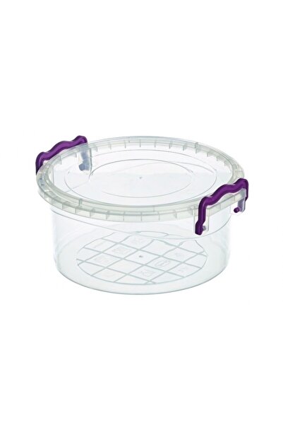Genel Markalar Betalife 3,4 Litre Yuvarlak Kapaklı Saklama Kabı 25x24x11 Cm
