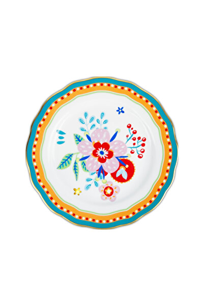 Baci Milano Mamma Mia Çiçek Desenli Tabak 22 Cm