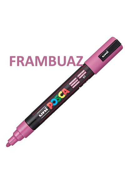Uni Posca Raspberry Marker - 5m (1.8-2.5mm) PC-5M