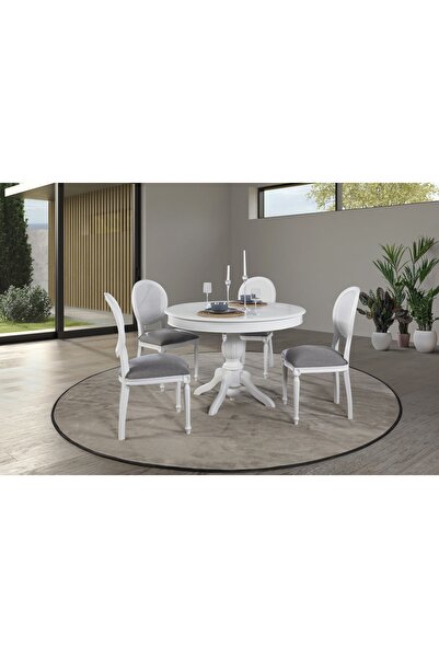 Albero Home Rio Açılır Masa Takımı (120x120)