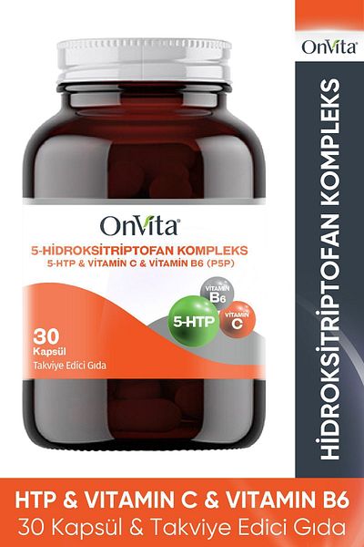 Onvita 5-Hydroxytriptofan Complex and Vitamin C B6 - P5P