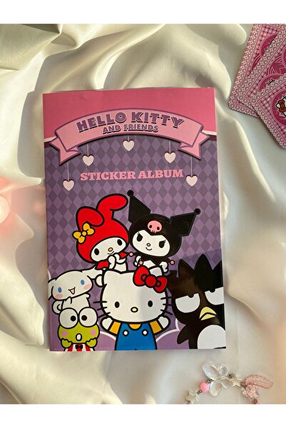 Wisevelya Hello Kitty And Friends Lisanslı Sticker Albüm Defteri