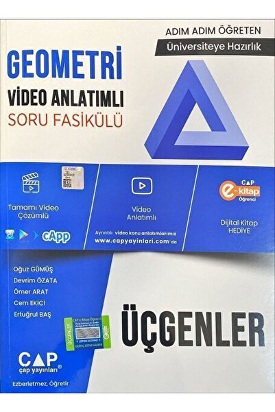 Genel Markalar Güncel Çap Üniversite Hazırlık Geometri Üçgenler Konu Anlatıml...