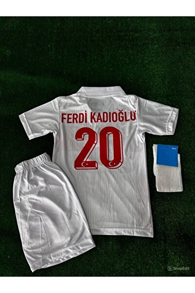 Alaturka Mix Ferdi Kadıoğlu Milli Takım Euro 2024 Özel Çocuk Beyaz Forması