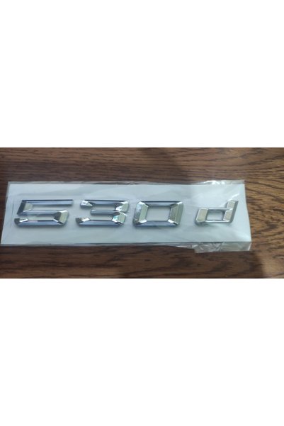 OEM BMW 5 SERİSİ E39 E60 F10 G30 530d BAGAJ YAZISI KROM