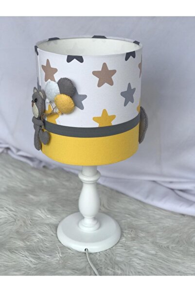 Leobabyroom تصميم غرفة الطفل باللون الرمادي والنجمة الصفراء على شكل فيل - عاك...