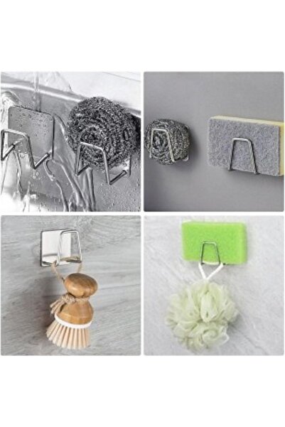 seahome حامل إسفنج غسيل الأطباق من الفولاذ المقاوم للصدأ اللاصق، إسفنجة غسيل ...