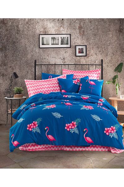 Eponj Home Fete de pernă combinate Flemenco roz 50x70 cm - Set de 2
