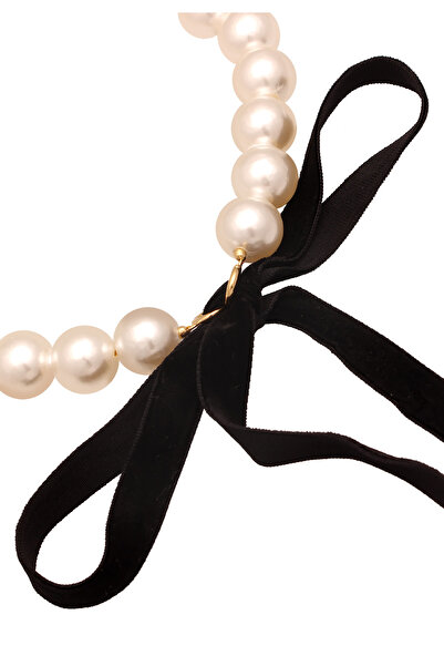 ELLI Halskette Choker Perlen Weiß 925 Sterling Silber vergoldet