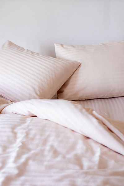 Tekstil Home Σετ Παπλωματοθήκη Νεανική και Παιδική Σειρά Μονή 120x200 Ριγέ Σατέν με ελαστικά σεντόνια Όλα τα χρώματα