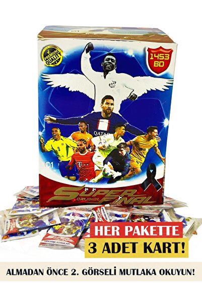 Paraply Home Süper Final Boş Kutu Yanında 15 Adet Futbolcu Kartları (5KART HE...