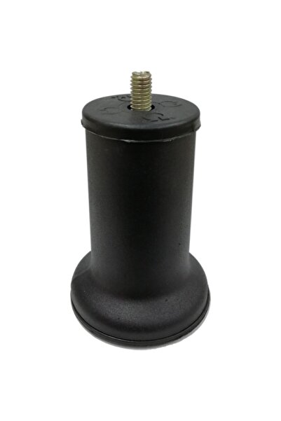 Adem Koç Mobilya Baza Ayağı 10 Cm Texture Siyah M8 Ince Diş