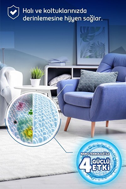 Fakir Makine Klasik Nano Halı Ve Koltuk Şampuanı 1000 ml X 4 Adet