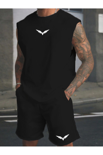 bellanova Σετ μπλουζάκι και σορτς Brooklyn Printed Eagle