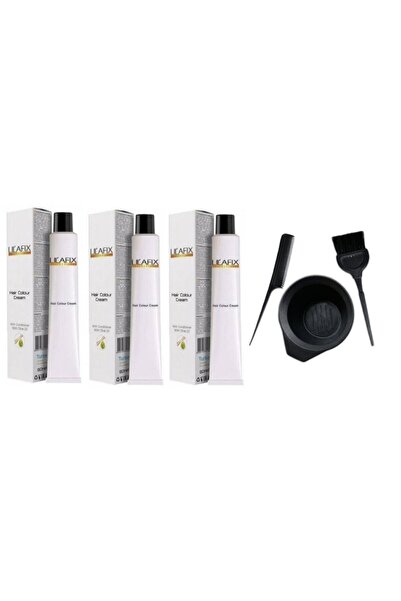 Lilafix 7.65 Lal Kızılı 3'lü Krem Tüp Boya - 60 Ml + Boyama Seti