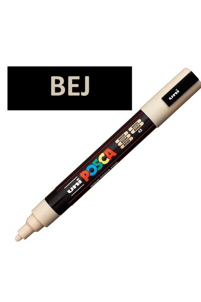 Uni Posca Bej Marker Pc-5m (1.8-2.5mm) Poska Pc5m Pc - 5m