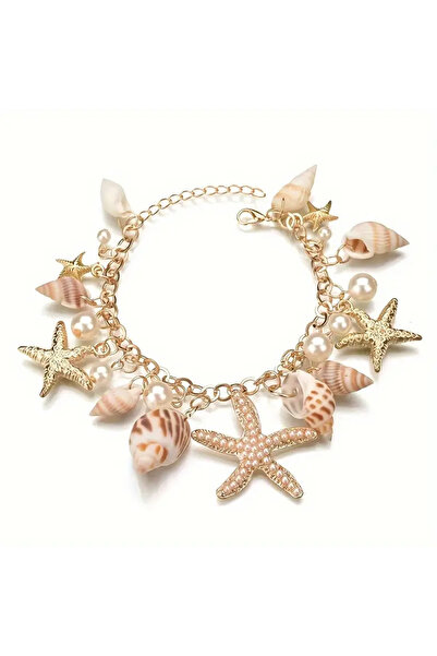 zerka Boho & Şık Denizyıldızı & Kabuk Charm Bileklik