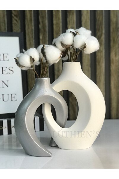 Luthien Sarmaşık Vazo Seti Modern Tasarım Obje