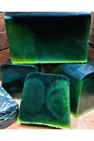 Levand 120g Vegan Natural Herbal Soap - Activated Charcoal Mint