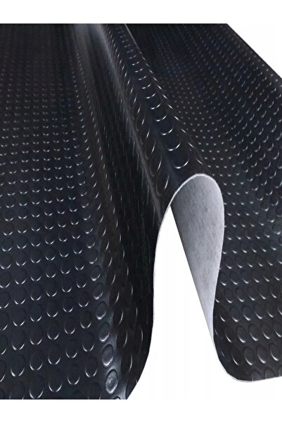GÜVEN Pvc Paralı Muşamba Zemin Yer Otomobil Araç Döşemesi Kaplama Para Desenli Siyah-Gri