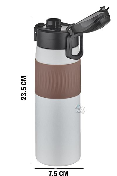 Vagonlife Comfortable 580 ML Steel Thermos - Non-Slip Body FFVGN031580ML