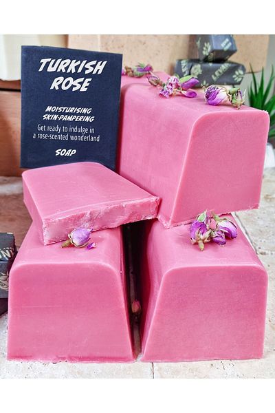 Levand Natural Herbal Turkish Rose Soap - 120g Vegan