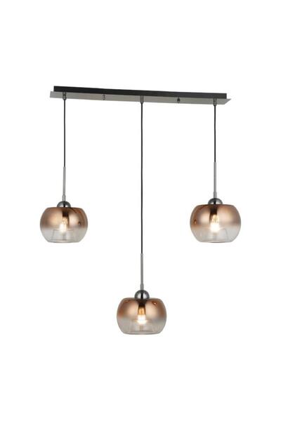 LUCEA KARDEN KOBALT 3'LÜ SIRALI AVİZE