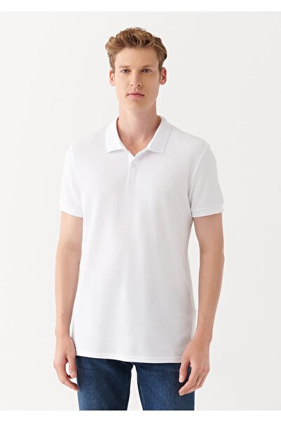 Mavi White Polo T-Shirt Regular Fit / Regular Fit88043629