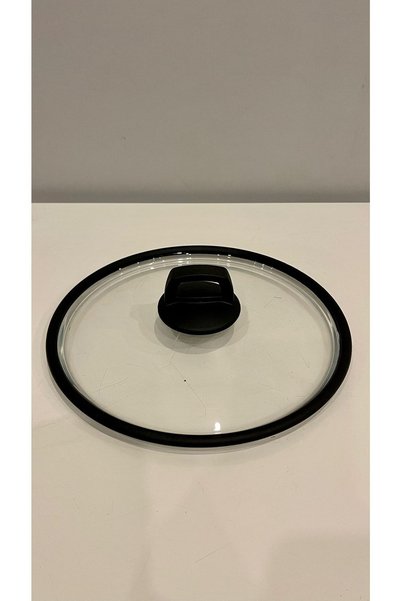 Casa Milano Siyah S Silikon 26 Cm Cam Kapak & Tepe