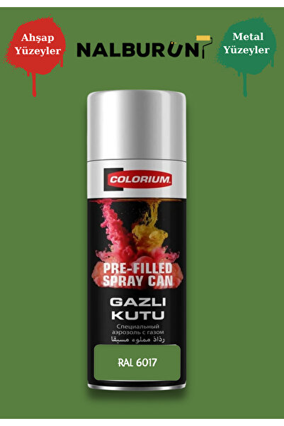 Colorium K7 Ral Renkleri 400 Ml Özel Doldurulmuş Selülozik Mat Sprey Boya Ral...