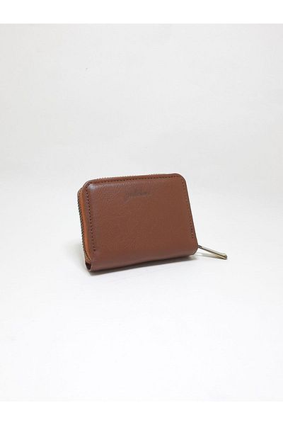 yedideri Θήκη για κάρτα πορτοφολιού Unisex Accordion - Γνήσιο δέρμα με ύφασμα εσωτερικά
