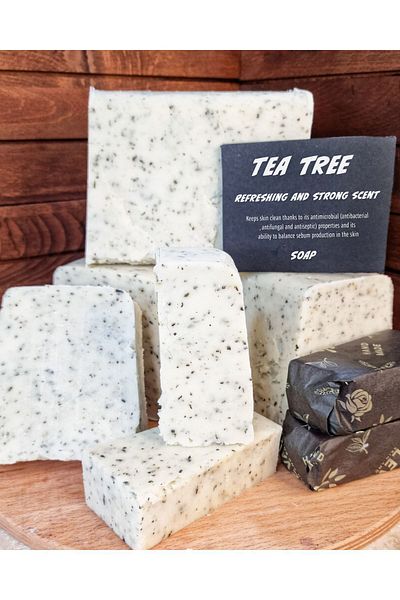 Levand Natural Herbal Soap - Tea Tree 120g (VEGAN)